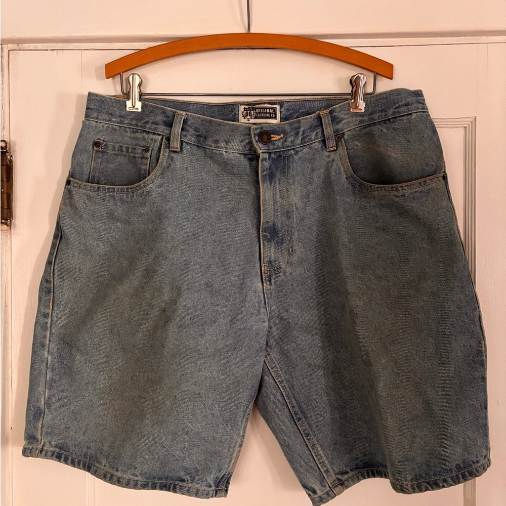 Vintage y2k Denim Blue Men's Shorts